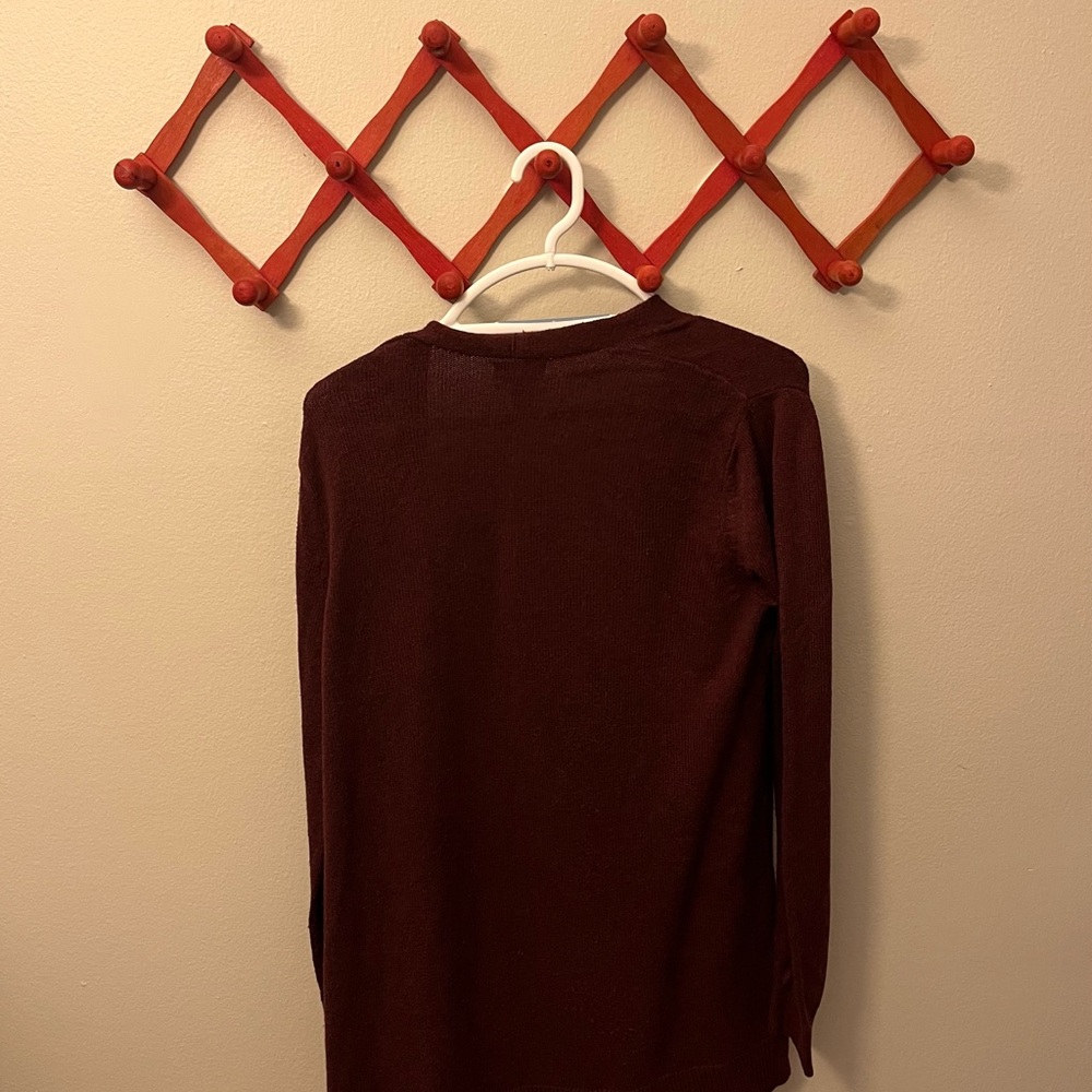 Old Navy Maroon Cardigan - Picture 6 of 6